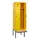 locker met bank,voor scheiding van kleding,HxBxD 2120x600x815mm,2vak