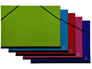 Tekenmap Exacompta Iderama 32x45cm met elastieke sluiting assorti - 2