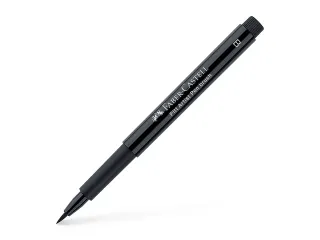 tekenstift Faber Castell Pitt Artist Pen Brush 199 zwart - 1