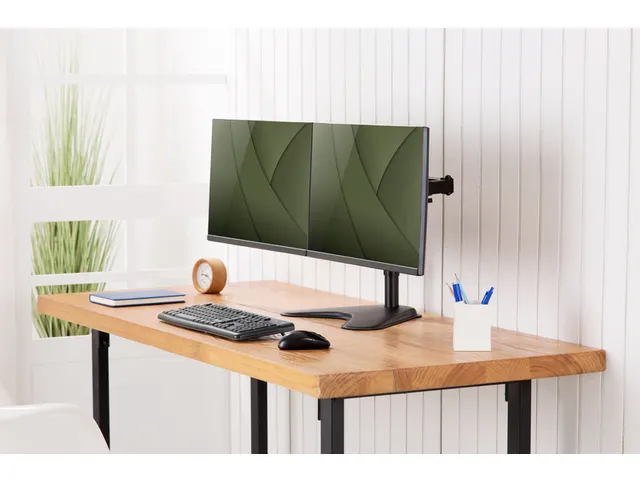 Bras 2 écrans DIGITUS 17-32inch Noir