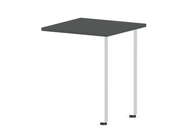 aanbouwtafel,i.h.v.,HxBxD 720-840x600x600mm,MS-donkergrijs