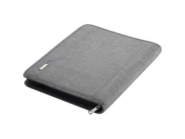 Conferentiemap Alassio LAZIO. Grijs polyester.