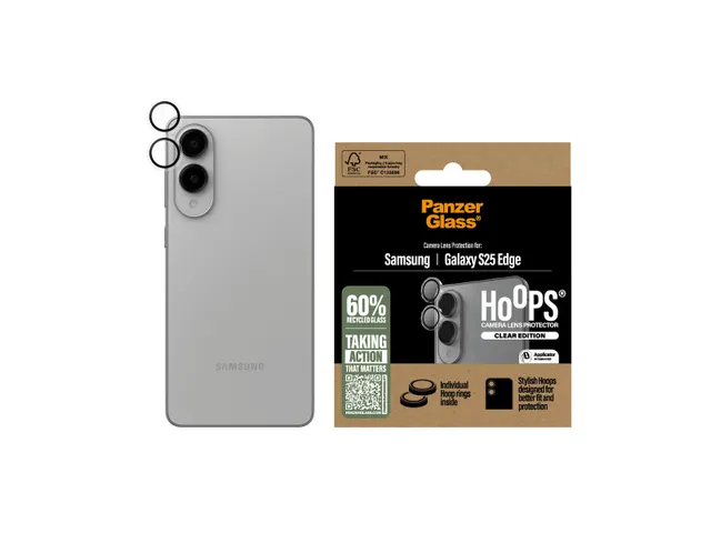 PanzerGlass Hoops Camera Lens Protector Transparent Samsung S25 E