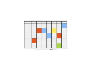 Whiteboard Rocada Skinplanner 75x115cm wit gelakt - 3