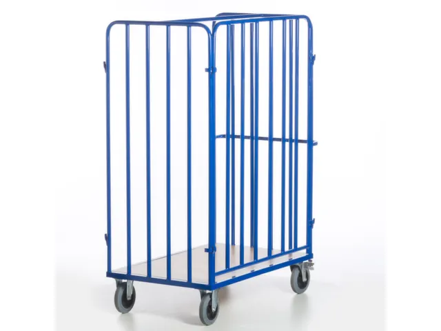 chariot de transport de colis,force 600kg,plateau Lxl 1200x770mm