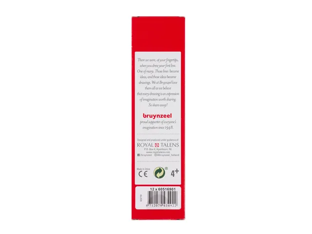 Kleurpotlood Bruynzeel Super 901 wit