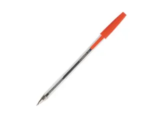 Balpen Met Dop Medium Punt 1.0mm Rood - 1
