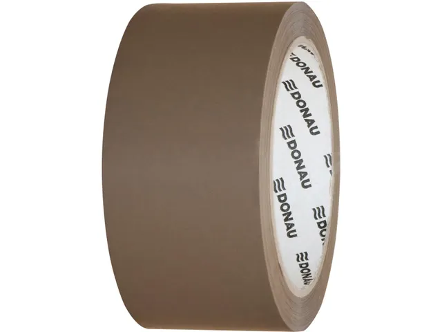 Donau verpakkingstape PP Hot-Melt 48mmx66m 50 micron bruin