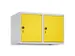 opzetkast,v. locker,2vak.,vak B 400mm,HxBxD 500x800x500mm,draaigrendel