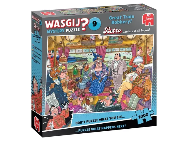 Wasgij Mystery Puzzel 9 De Grote Treinroof 1000 stukjes