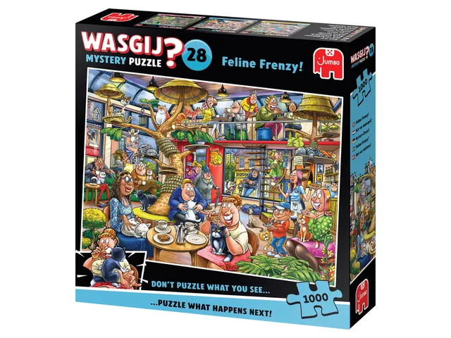 Wasgij Mystery 28 Kat-en-muisspel Puzzel 1000 stukjes