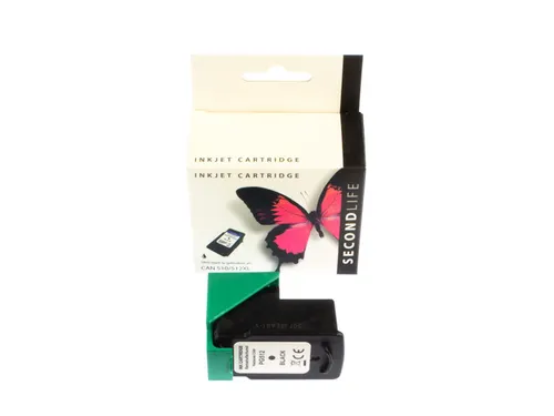 Cartridge SecondLife Canon PG 510/512 zwart
