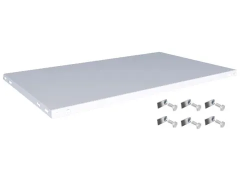 legbord,v. magazijnstelling,BxD 1300x800mm,vakl. 350kg,staal,RAL7035