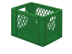 Euronorm-Stapelbak 24l H X L X B 270x 400x 300mm Groen