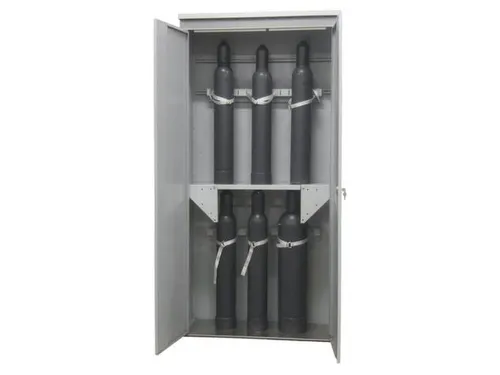 inhanglegbord,v. gasflessenkast,v. kast BxD 700x400mm,staal,RAL7035