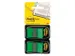 Indextabs 3M Post-it 680 25.4x43.2mm duopack groen 100 vel