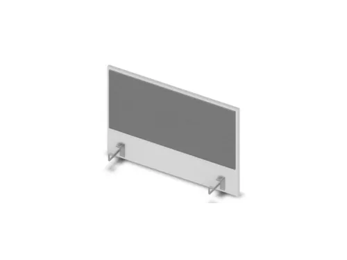 opzetpaneel v. bureau aanbouw aan de zijkant Bl-wit BN8078-grijs 800mm