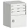ladekast HxBxD 900x650x525mm 3laden RAL7035