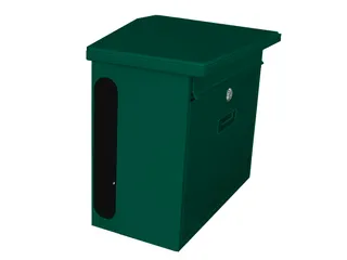 Wandbrievenbus Zamoran Groen Staal - 2