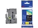 Labeltape Brother P-touch TZe-325 standaard 9mm wit op zwart