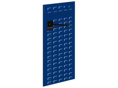 Gesleufde Plaat Staal Hxb 1000x450mm Staand Ral 5010 Gentiaanblauw