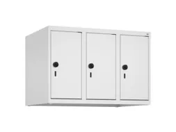 opzetkast,v. locker,3vak.,vak B 250mm,HxBxD 500x750x500mm,vleugeldeur