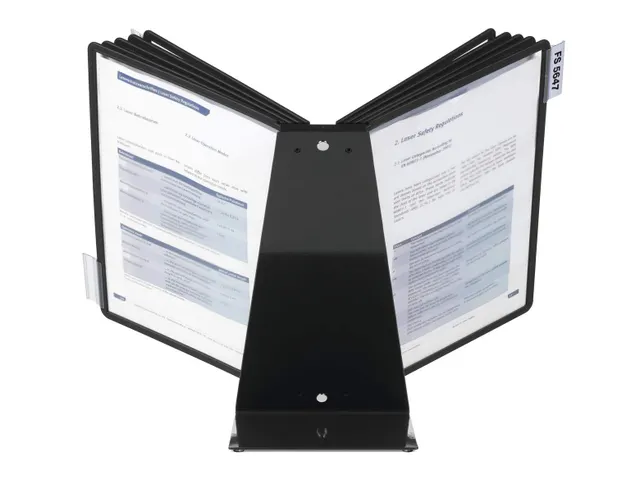 Bureaustandaard Durable Vario met 10-tassen A4 zwart