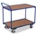 Tafelwagen 250kg 1000x600mm 2 Etages Staande Beugel Houten Plaat
