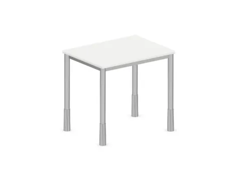 In hoogte verstelbaar bureau,HxBxD 720-840x800x600mm,Bl-wit