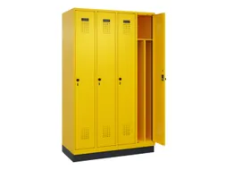 locker voor scheiding van kleding,HxBxD 1950x1200x500mm,4vak