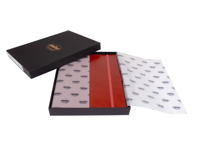 Notitieboek Multo Hannibal A5 roomwit papier 55 vel 120 grams cognac k