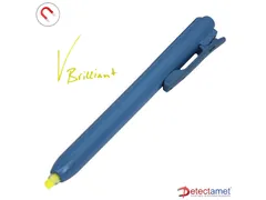 Surligneur détectable Detectamet clic jaune