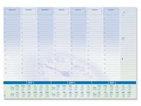 bureauonderleggers Sigel 59,5x41cm 30 vel weekindeling kalender Colour