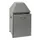 afvalbak,brandbeveiligingsklasse A1,80l,HxBxD 870x450x450mm