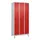 locker,HxBxD 1950x900x500mm,3vak,vak B 300mm,draaigrendel,voeten