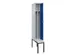 locker met bank,voor scheiding van kleding,HxBxD 2120x300x815mm,1vak