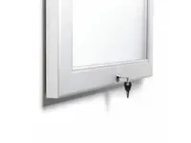 OUTLET Vergrendelbaar Notitiebord Alpha Vitrine Indoor/Outdoor 8xA4 Zi