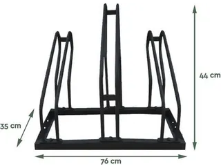 Fietsenrek Zwart 3 Fietsen BS300 - 2