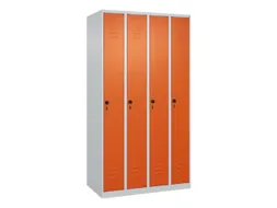 locker,HxBxD 1850x1000x500mm,4vak,vak B 250mm,draaigrendel