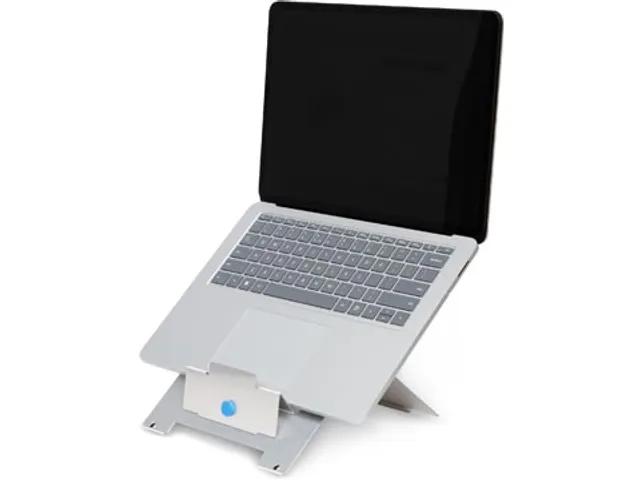 Ergonomische laptopstandaard R-Go Riser Flexible Zilver