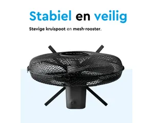 Statiefventilator BRASQ F300 Ø 40cm zwart - 5
