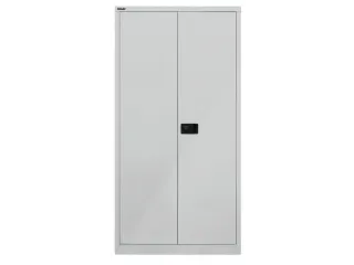 kantoorkast openslaande deuren HxBxD 1806x914x400mm Stalen lichtgrijs - 1