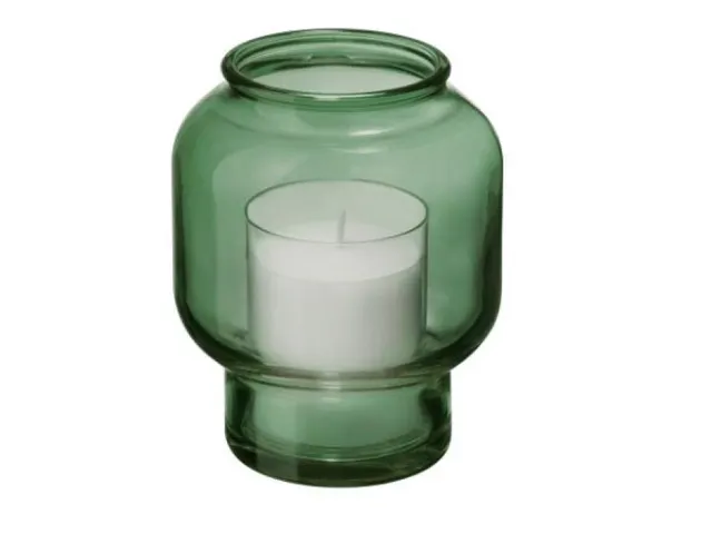 Relight houder Sphere kleur Olijfgroen doos 6 stuks