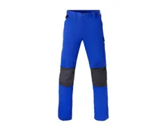 Havep 80355 werkbroek, grijs/korenblauw, maat 27, per stuk