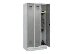 locker,HxBxD 1950x900x500mm,3vak,vak B 300mm,cil.-slot,sokkel