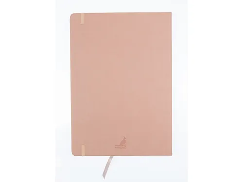 Schetsboek Kangaro A4 oud roze PU HC 80 blad 140gr roomwit met elastie