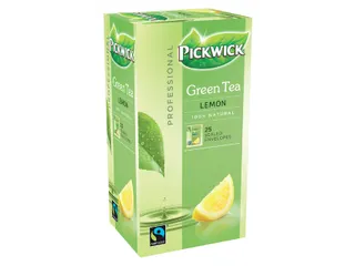 Groene Thee Pickwick Fair Trade green lemon 25x1.5gr - 2