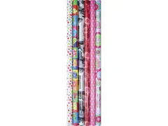 Cadeaupapier Kangaro Budget Assorti 200x70cm