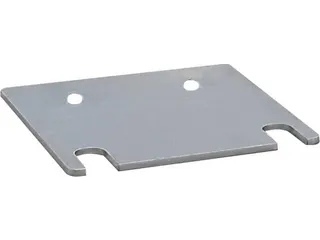 onderlegplaat,v. staanderframe,LxB 120x130mm,dikte 2mm - 1
