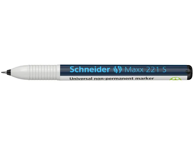 Universele marker Schneider Maxx 221 S non-permanent zwart